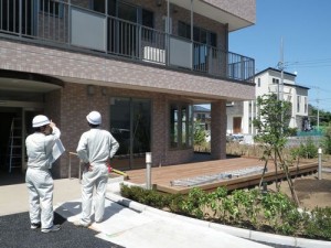 確認中の様子